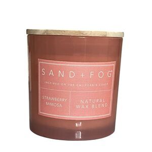 Sand + Fog Strawberry Mimosa Scented Candle 3-Wick Large 20oz